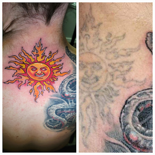 Explore quarter sleeve tattoo ideas female, creative tattoo ideas in Angola, available at Hoodlum Ink