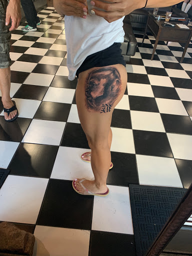 Explore cleavage tattoo ideas, creative tattoo ideas in Las Vegas, available at Bad Apple Tattoo