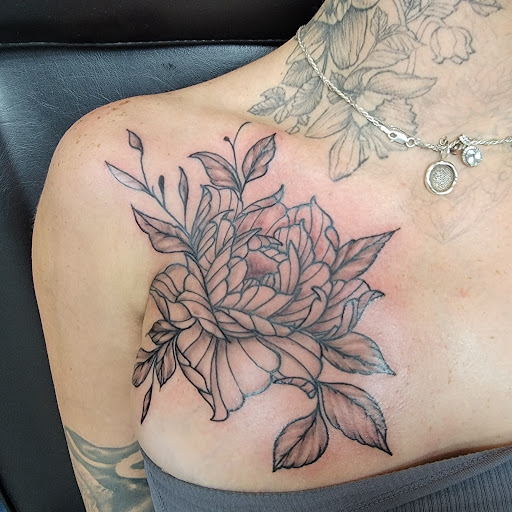 Explore tattoo cover up ideas on leg, creative tattoo ideas in Santa Clara, available at Vamp Body Art piercings and tattoo studio