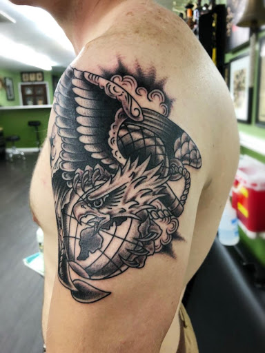 Explore glow in the dark tattoo ideas, creative tattoo ideas in Twentynine Palms, available at Hilltop Tattoo Company
