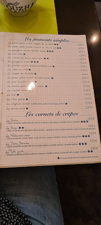 Crêperie Ouzh-Taol à Rennes - menu / carte