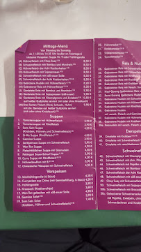 China Restaurant Hongkong à Haldensleben carte