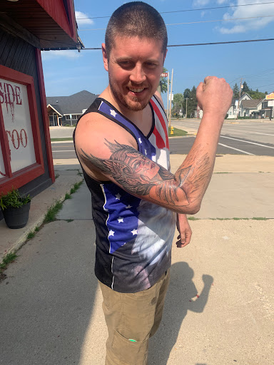 Explore gore tattoo ideas, creative tattoo ideas in Green Bay, available at Darkside Tattoo By Jesse Skywalker