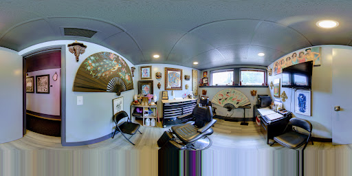 Explore shoulder chest tattoo ideas, creative tattoo ideas in Rockford, available at Euro Tattoo