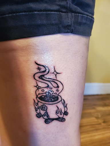 Explore rose and butterfly tattoo ideas, creative tattoo ideas in Abilene, available at Lino Ink Tattoo Studio