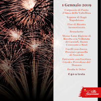 Villa Giovanna à Ottaviano menu