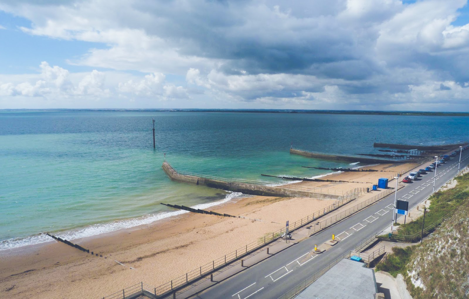 Photo of Ramsgate beach with blue pure water surface