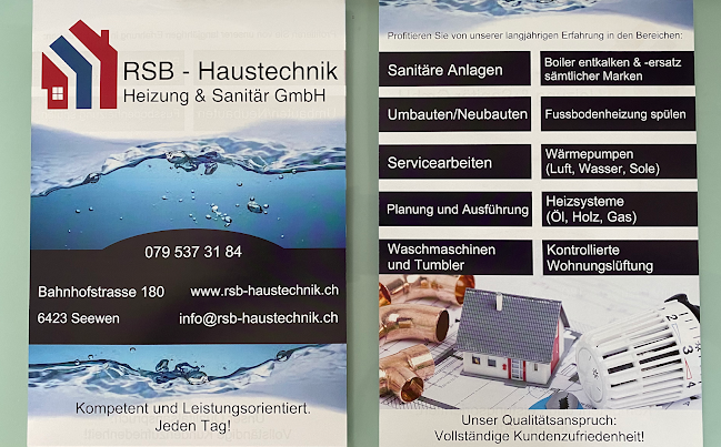 Rezensionen über RSB-Haustechnik Heizung und Sanitär GmbH in Schwyz - Klempner