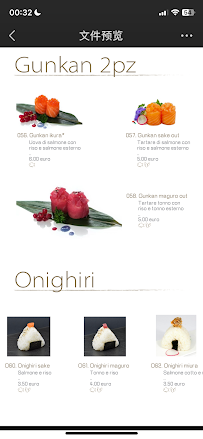 Ristorante cinese e giapponese Shih Jing à Cairo Montenotte menu