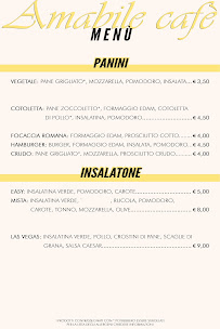 Menu du Amabile Café à Sovizzo