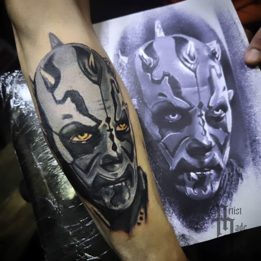 Explore greek tattoo sleeve ideas, creative tattoo ideas in Clearfield, available at Artist Made Tattoo & Piercings