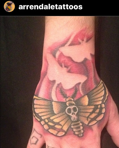 Explore pansexual tattoo ideas, creative tattoo ideas in Dallas, available at Lucky Draw Tattoo II