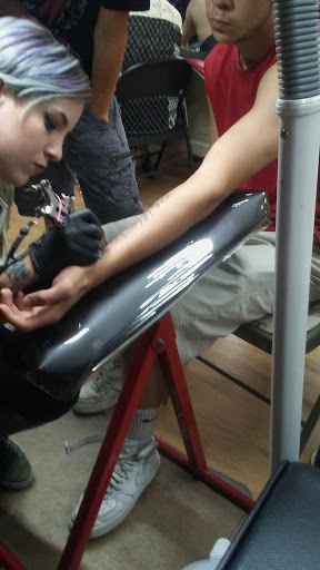 Explore anime hand tattoo ideas, creative tattoo ideas in Coeur D Alene, available at Jojos Tattoo & Body Piercing