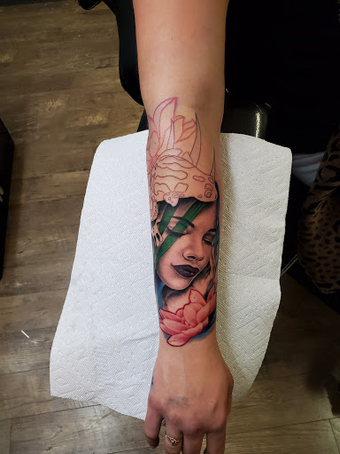 Explore under buttocks tattoo ideas, creative tattoo ideas in Kalispell, available at Swindler Ink