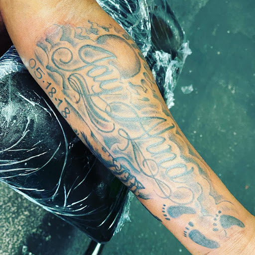 Explore happy tattoo ideas, creative tattoo ideas in Jacksonville, available at Renegade Art Studio LLC