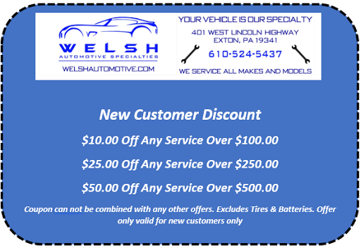 Auto Repair Shop «Welsh Automotive Specialties», reviews and photos, 401 Lincoln Hwy, Exton, PA 19341, USA