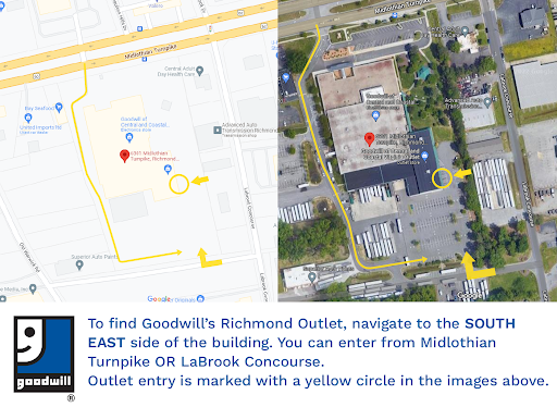 Outlet Store «Goodwill Central Virginia Outlet», reviews and photos, 6301 Midlothian Turnpike, Richmond, VA 23225, USA