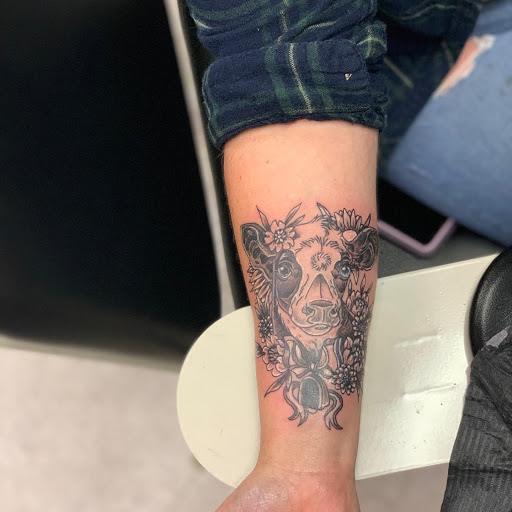 Explore small tattoo ideas behind ear, creative tattoo ideas in Hudson Falls, available at ALTERED ADDICTION TATTOOS