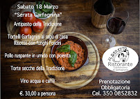Menu / carte de Ristorante Il Baretto à Castelnuovo di Garfagnana