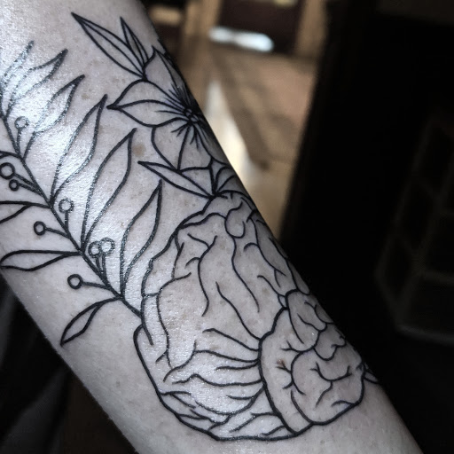 Explore phlebotomy tattoo ideas, creative tattoo ideas in Pittsburgh, available at Dark Matter Tattoo Collective