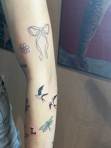 Explore men basketball tattoo ideas, creative tattoo ideas in Crystal River, available at Radiant Custom Tattoo & Body Piercing