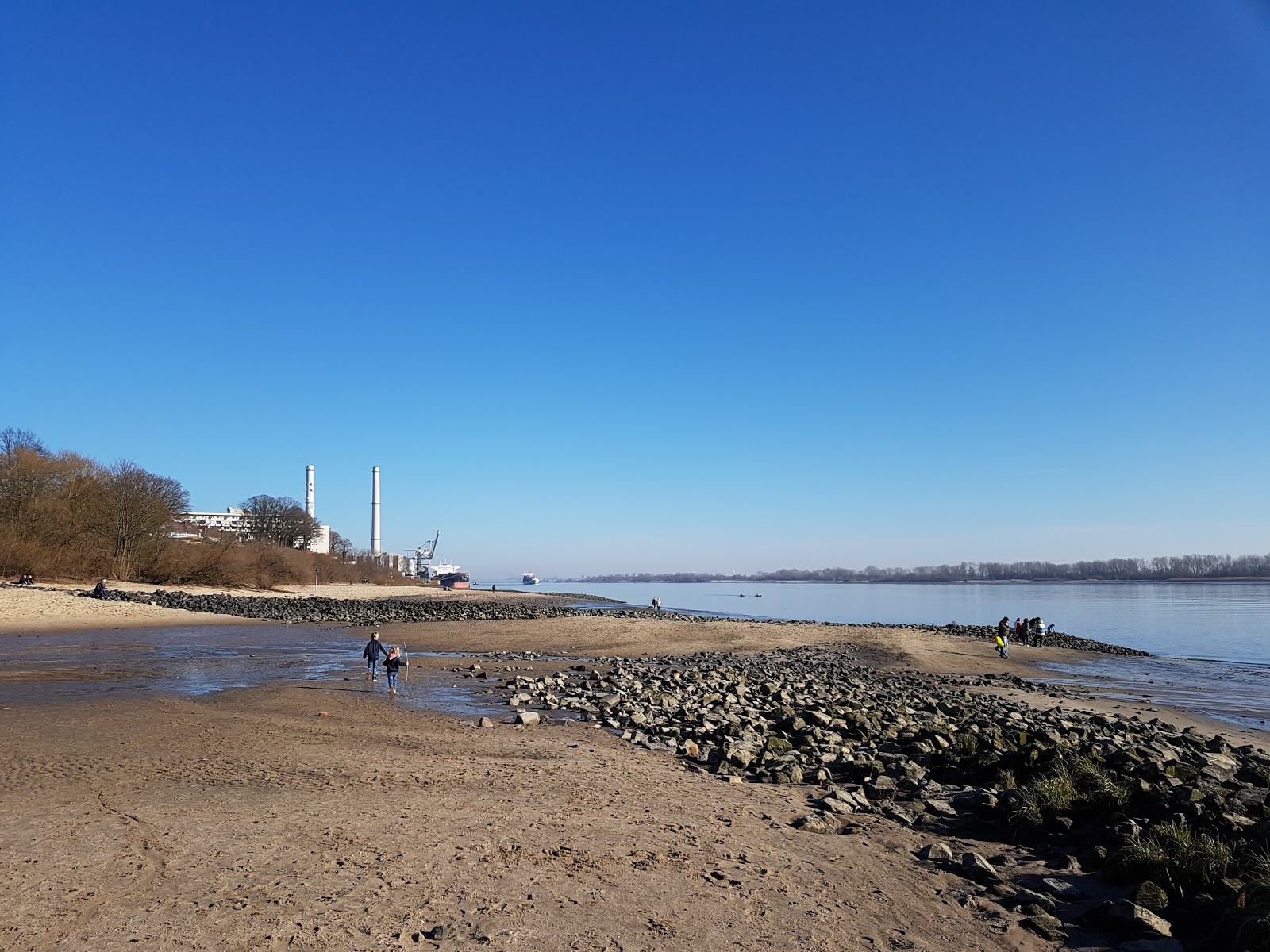 Foto von Schulauer Strand mit heller sand Oberfläche