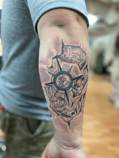 Explore yankees tattoo ideas, creative tattoo ideas in Benton, available at Spectrum Tattoo