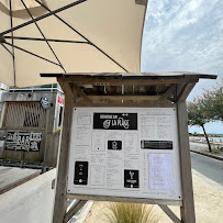 Menu du Manger sur la Plage à Marennes-Hiers-Brouage