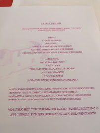 Restaurant La Coppa Ristorante rurale à Mombaroccio (le menu)