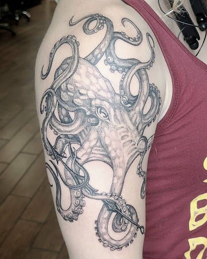 Explore tattoo birth date ideas, creative tattoo ideas in Stuart, available at Tiger Shark Tattoo Studio