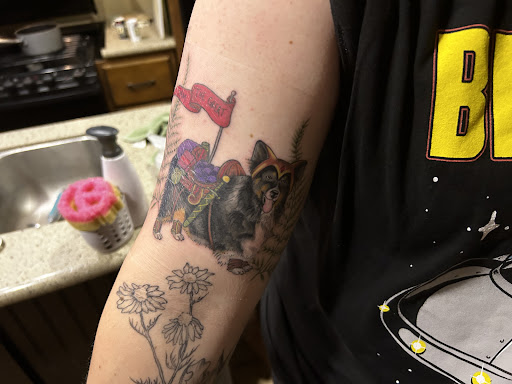 Explore rubber duck tattoo ideas, creative tattoo ideas in Stephenville, available at Ghost Ink Tattoo & Piercing Studio