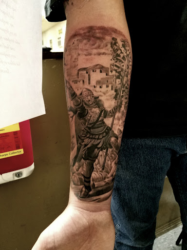 Explore sea shell tattoo ideas, creative tattoo ideas in West Hollywood, available at Shamrock Social Club