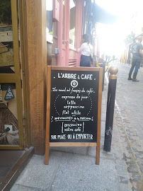Café L'Arbre à Café - Rue du Nil à Paris (le menu)