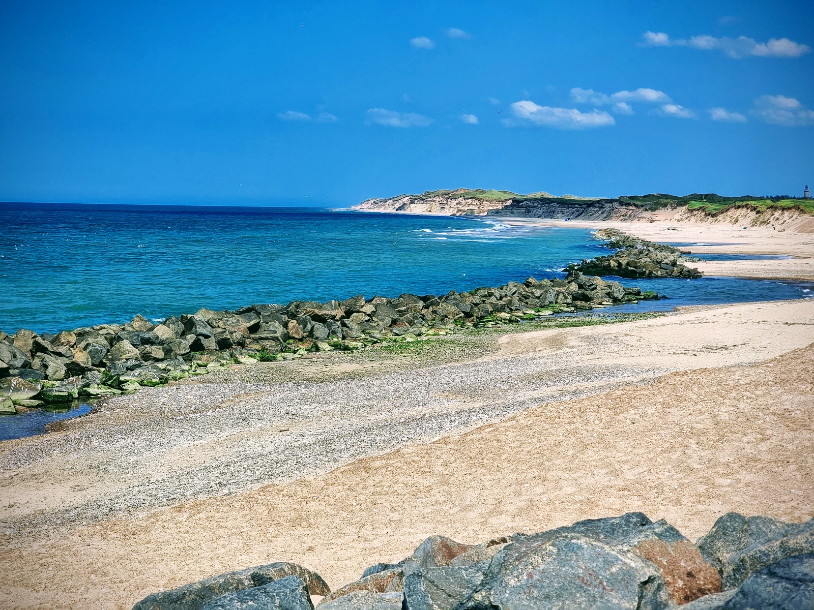 Foto de Agger Tange Beach e o assentamento