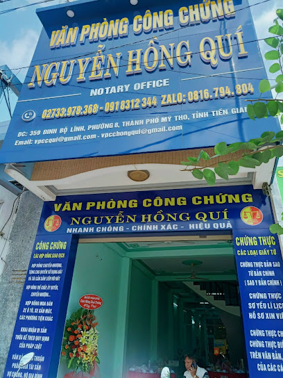 Văn Phòng Công Chứng Nguyễn Hồng Quí