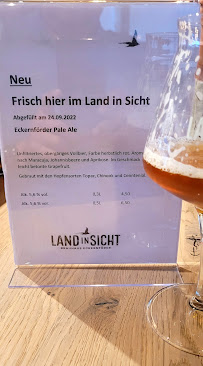 Restaurant Land in Sicht Brauhaus à Eckernförde (le menu)
