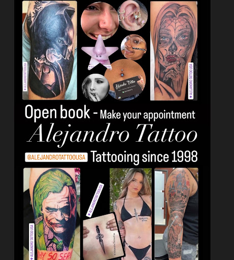 Explore cool stick and poke tattoo ideas, creative tattoo ideas in Orlando, available at Alejandro Tattoo & Body Piercing - Orlando