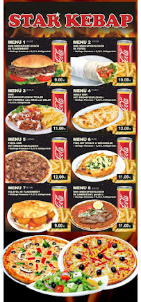 Star Kebap à Mosbach menu