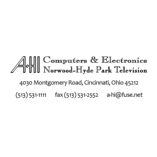 Electronics Store «A-Hi Computers & Electronics Norwood-Hyde Park Television», reviews and photos, 4030 Montgomery Rd, Cincinnati, OH 45212, USA