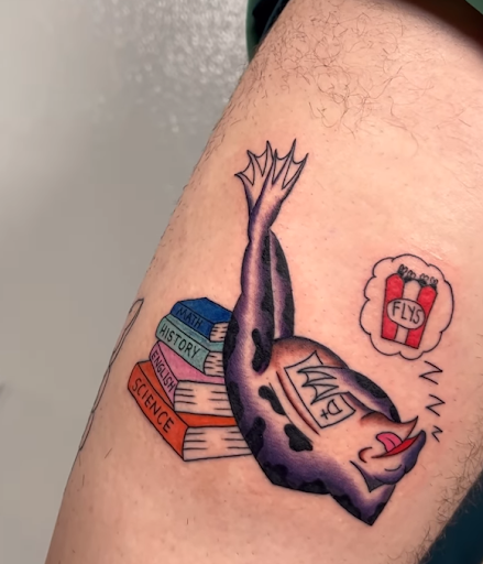 Explore alzheimer's tattoo ideas, creative tattoo ideas in Orange, available at Top Floor Tattoo Studio