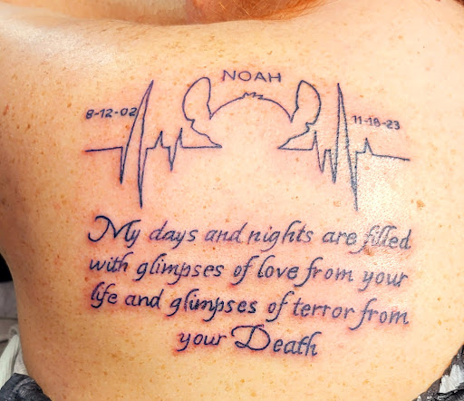Explore unique name tattoo ideas, creative tattoo ideas in Meridian, available at SK-Tattoo1