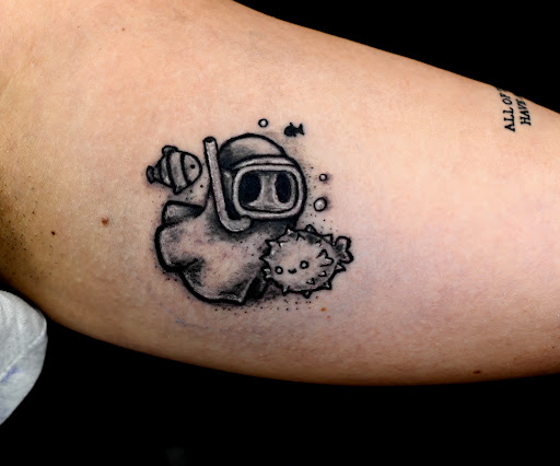 Explore artsy tattoo ideas, creative tattoo ideas in Saint Petersburg, available at Phoebus Tattoos