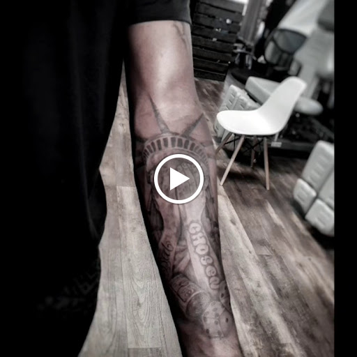 Explore logger tattoo ideas, creative tattoo ideas in Bronx, available at Brass Knuckles Ink Tattoo Studio