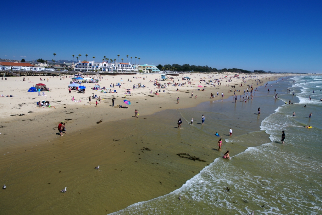 Fotografija Pismo Beach z svetel pesek površino