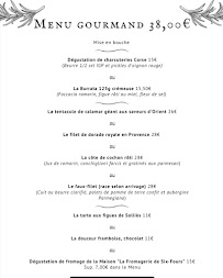 La Vie Est Une Fête à La Seyne-sur-Mer menu