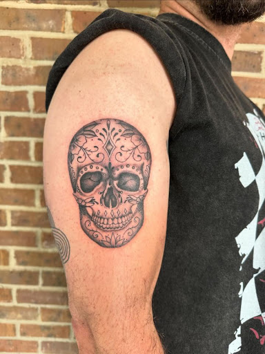 Explore cover up hand tattoo ideas, creative tattoo ideas in Peachtree City, available at Area 54 Tattoos