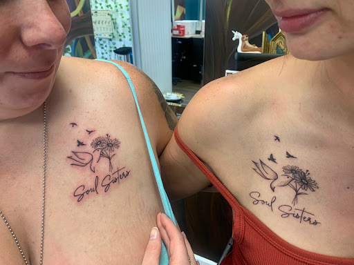 Explore mechanic tattoo sleeve ideas, creative tattoo ideas in Lake City, available at Crooked Spines Tattoo Studio