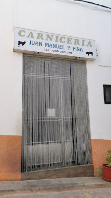 CARNICERÍA JUAN MANUEL Y FINA. Calle Escuelas, 3, 16336 Santa Cruz de Moya, Cuenca, España