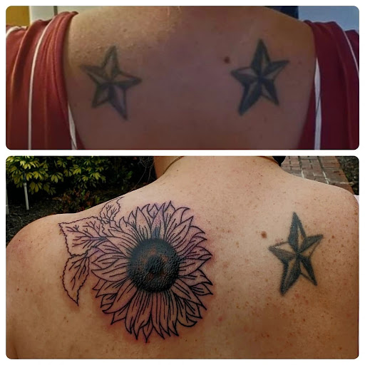 Explore butterfly spine tattoo ideas, creative tattoo ideas in Winter Haven, available at Pinkys Place Winter Haven