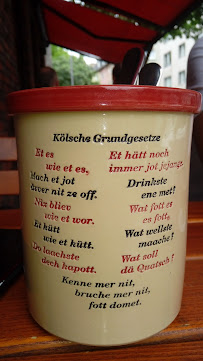 Restaurant Brauhaus Reissdorf à Cologne (le menu)